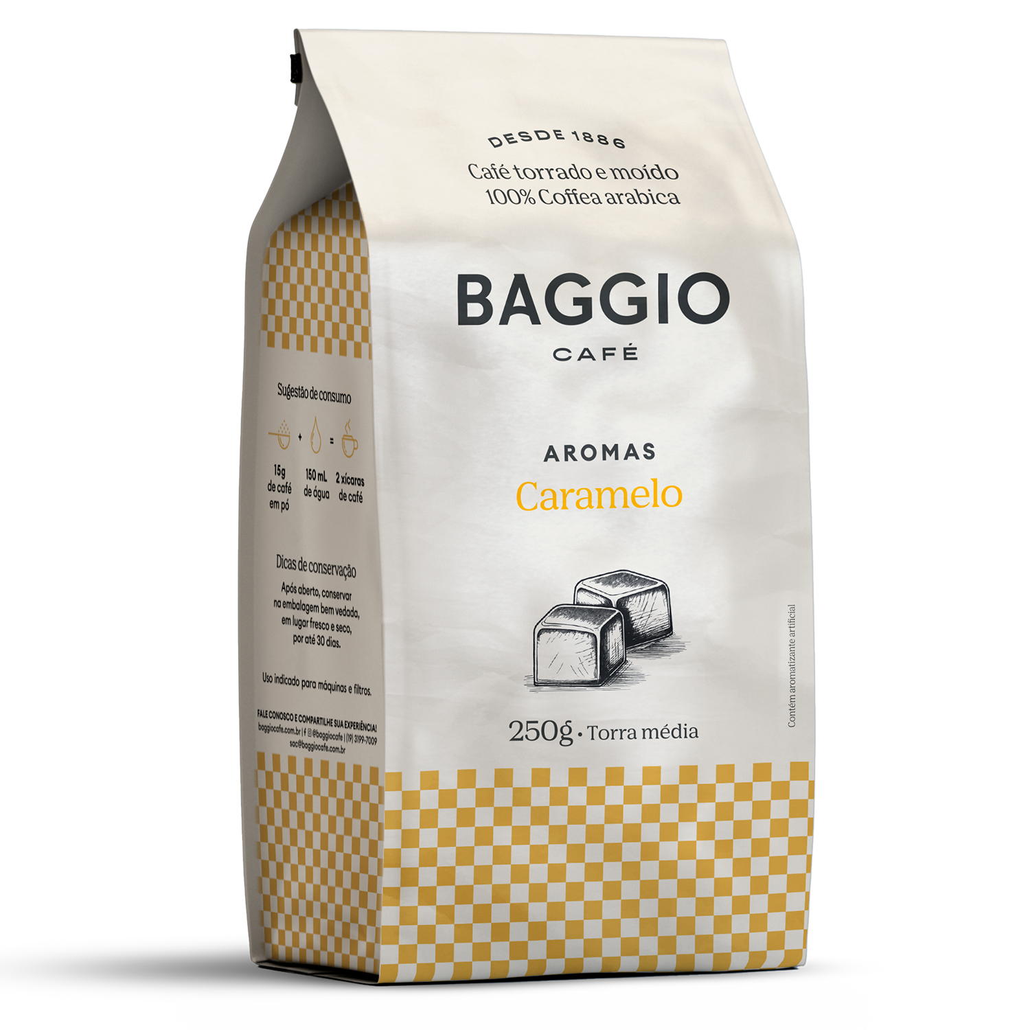 Baggio Aromas Caramelo - 250g - Assinatura 15% OFF