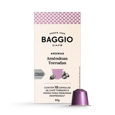 Baggio Aromas Amêndoas Torradas - 10 Cápsulas - Assinatura 15% OFF