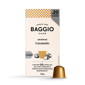 Baggio Aromas Caramelo - 20 Cápsulas - Assinatura 15% OFF