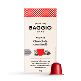 Baggio Aromas Chocolate com Avelã - 10 Cápsulas p/ Nespresso*