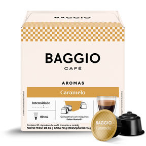 Baggio Aromas Caramelo - 10 Cápsulas para Dolce Gusto ® - Assinatura 15% OFF