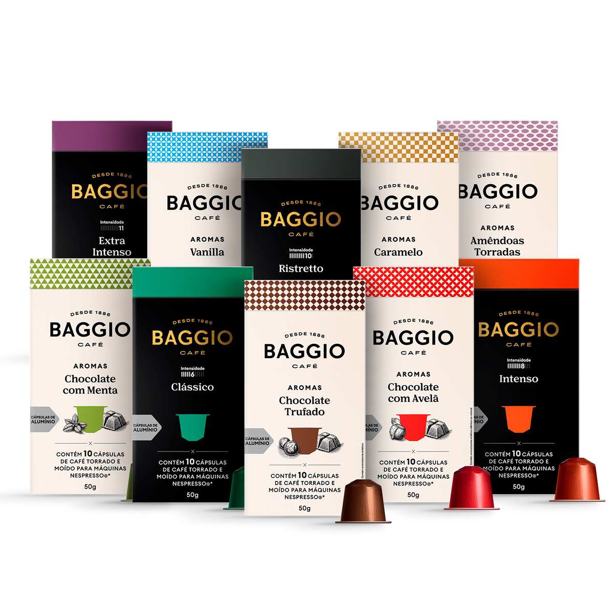 Kit Baggio Café Cápsulas Master - 100 Cápsulas