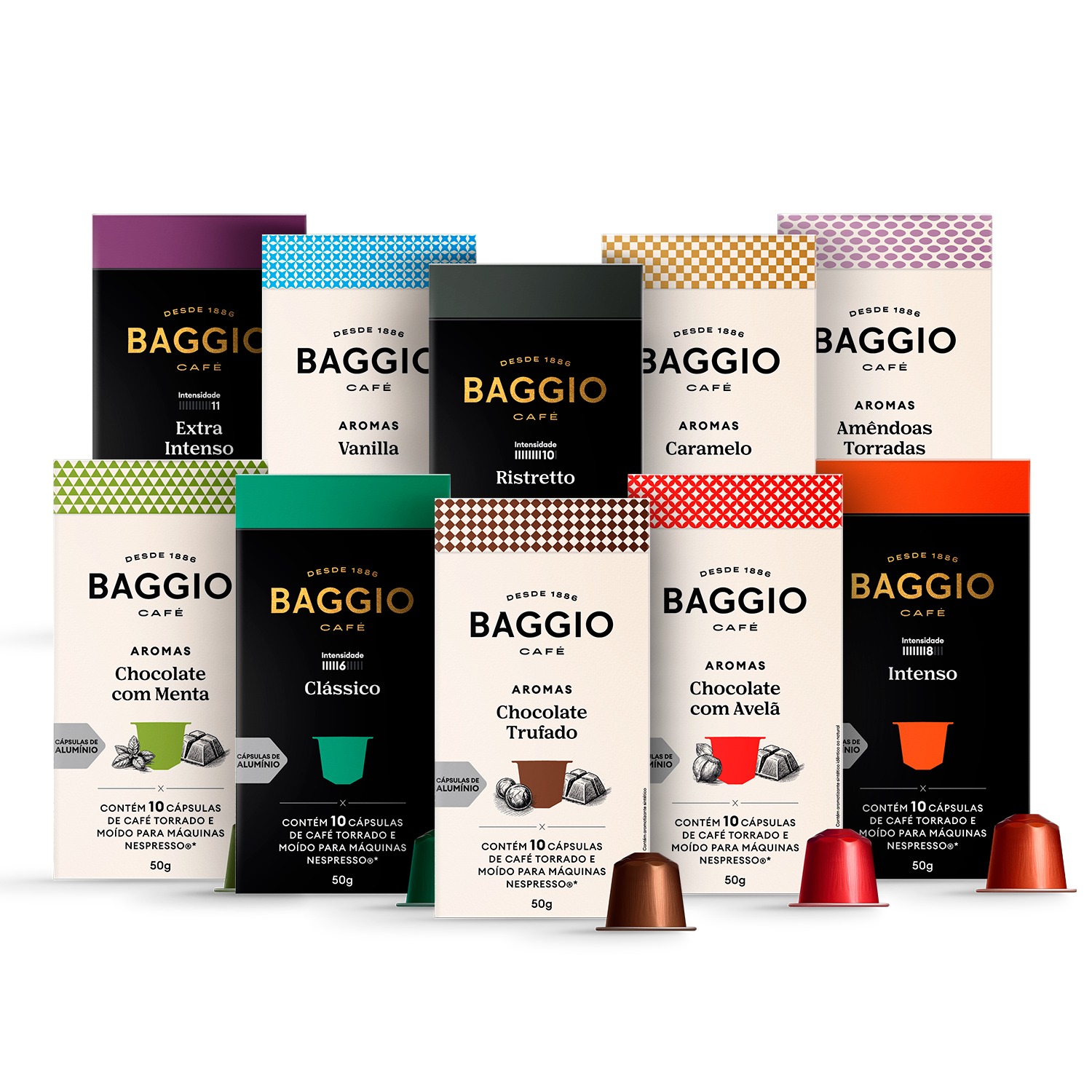 Kit Baggio Café Cápsulas Master - 100 Cápsulas - Assinatura 15% OFF